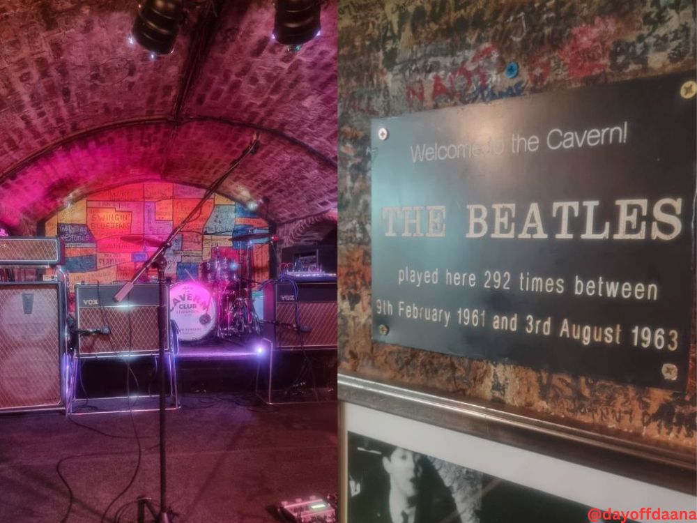 The cavern - Pub tradicional on Beattles comecaram a tocar na cidade de Liverpool, ate hoje em funcionamento.