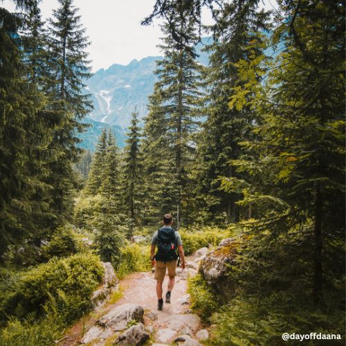 andando na trilha - apos natal na europa