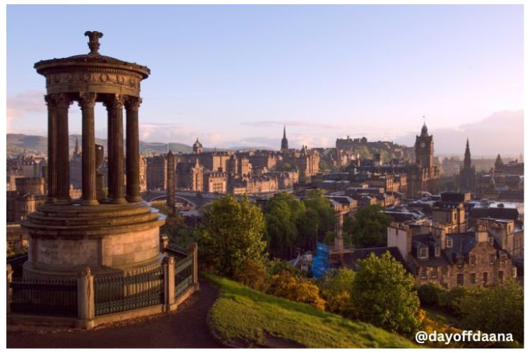 O-que-fazer-em-CANTON HILL O que fazer em Edimburgo: subir o monte Calton Hill, perfeito para apreciar a vista da cidade.