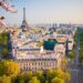 Alt = Foto mostra Paris do Alto, torre eiffel, champs elyses e arquitetura da cidade