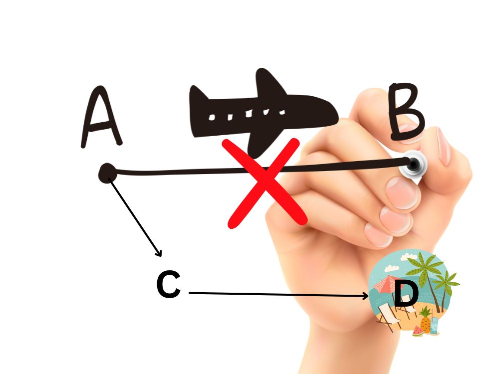 foto mostra recalculando rota - viajar sozinha