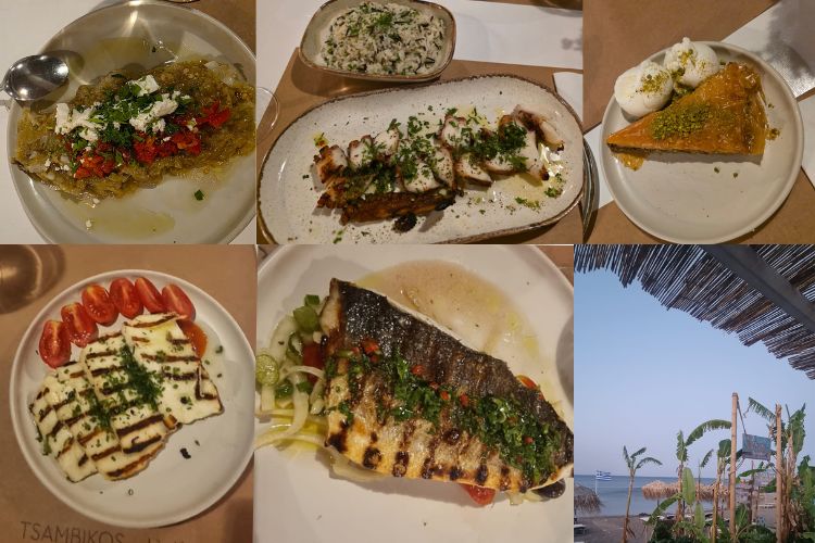 primeiro dia jantar rodes grecia Primeiro dia em Rodes Grecia, um jantar especial ao lado da praia
