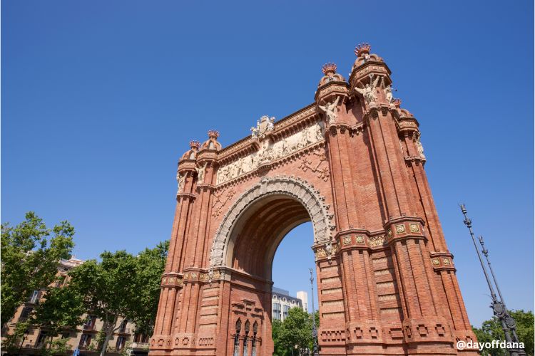 arco do triunfo arco do triunfo em Barcelona